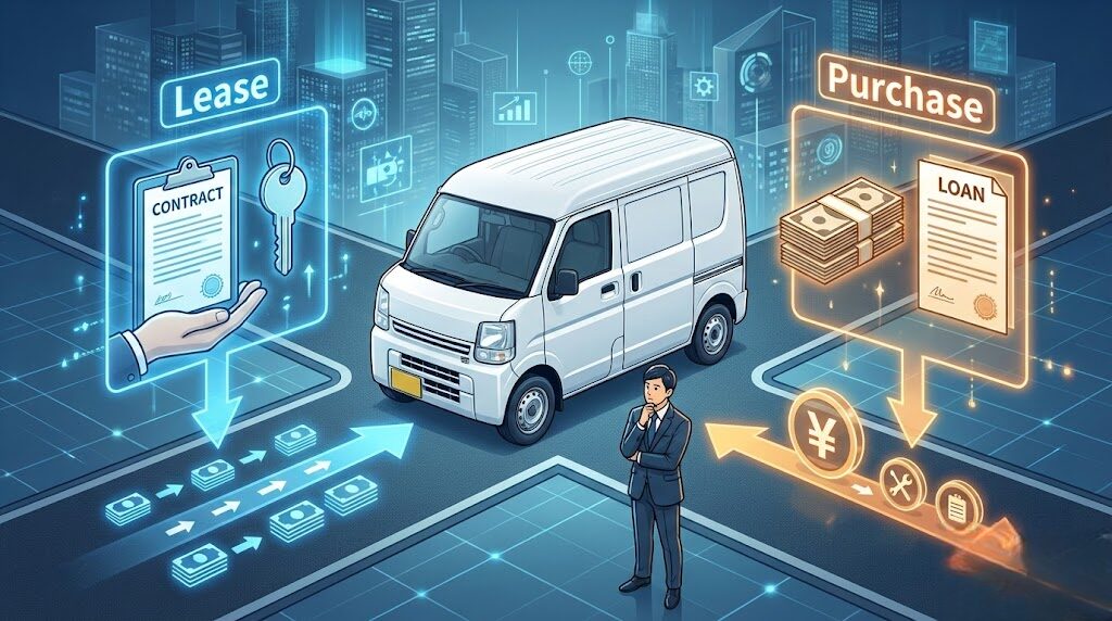 軽貨物車両はリースと購入どっちがお得なのか？