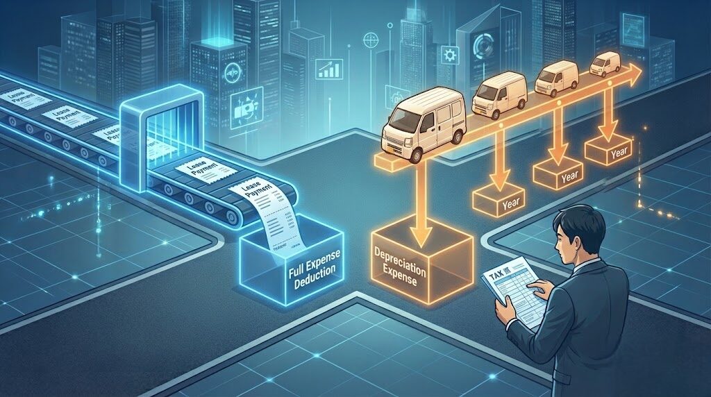 経費面で軽貨物車両はリースと購入どっちがお得？